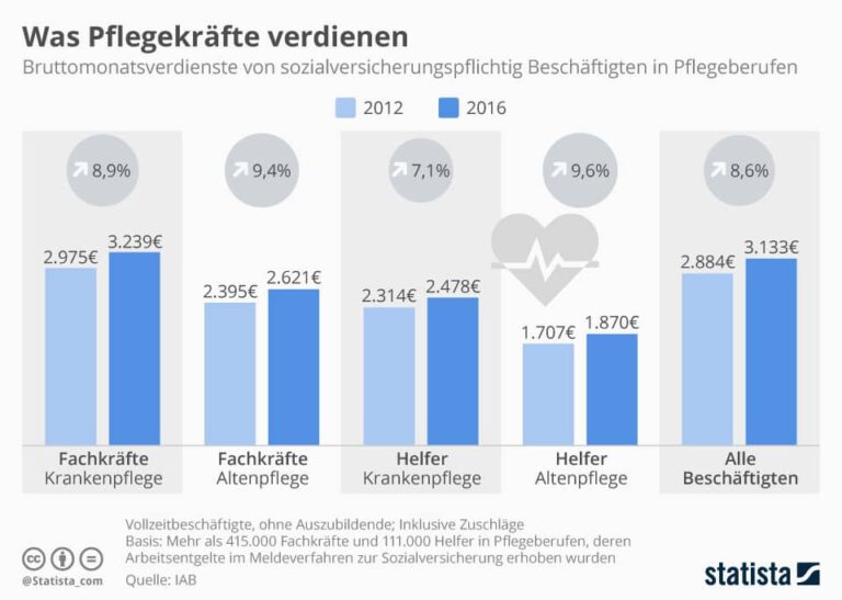 Statistik-was-pflegekraefte-verdienen | Berufe Der Mediziner