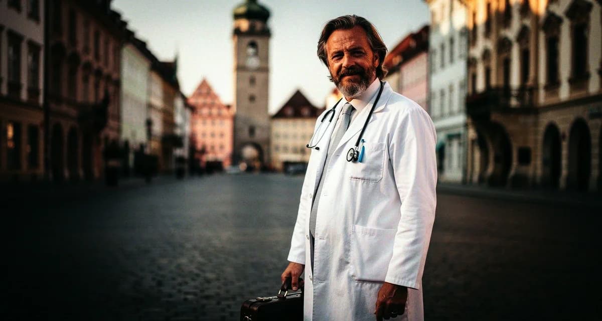 Ärztekammer Augsburg: Augsburg Lechviertel mit Mediziner-Szene