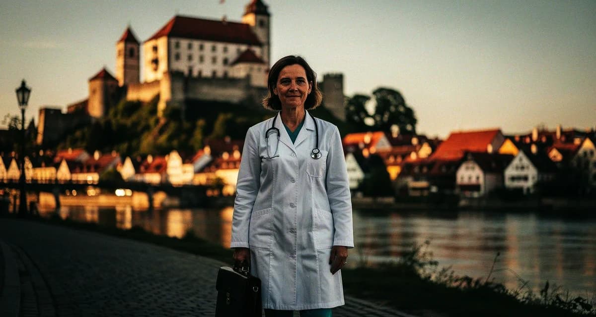 Isargestade Landshut, Sitz des Ärztlichen Kreisverbands Niederbayern