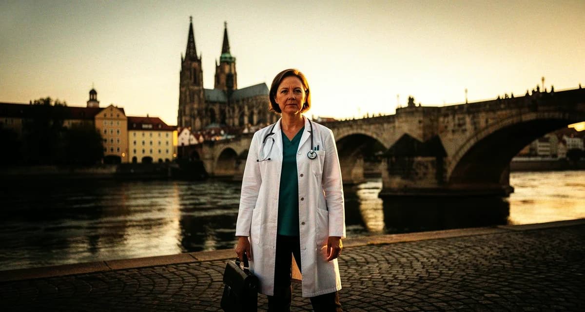 Regensburger Steinerne Brücke mit Donau