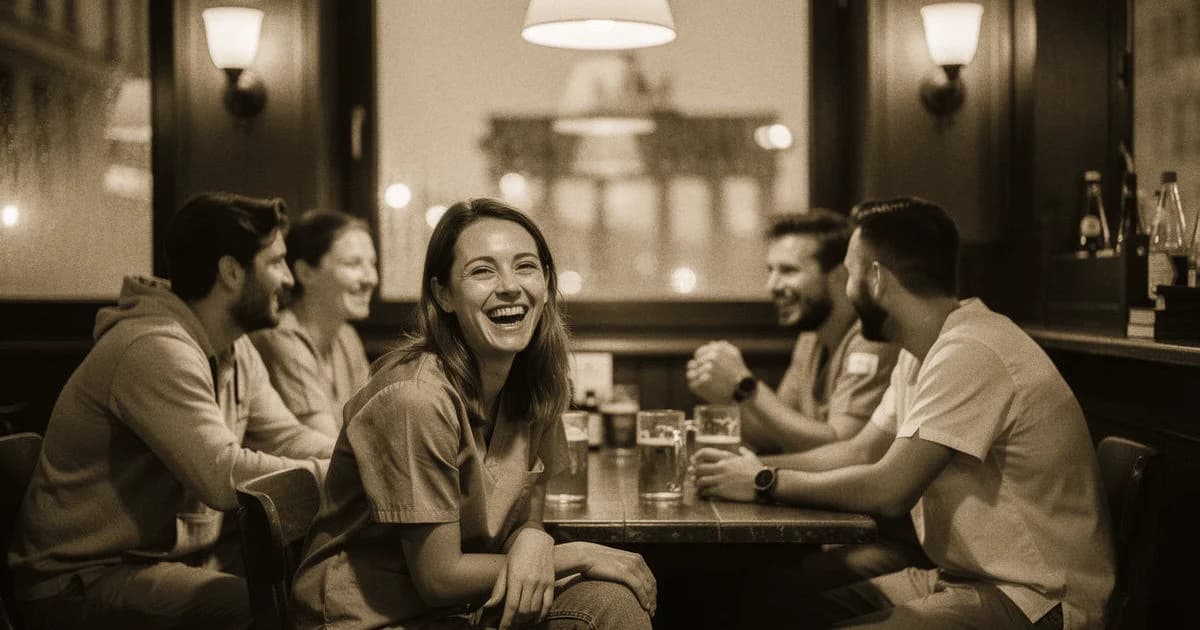 Mediziner Stammtisch Berlin: Berliner Mediziner-Runde im Kreuzberg-Pub Kattelbach mit Nachbarschaftsatmosphäre