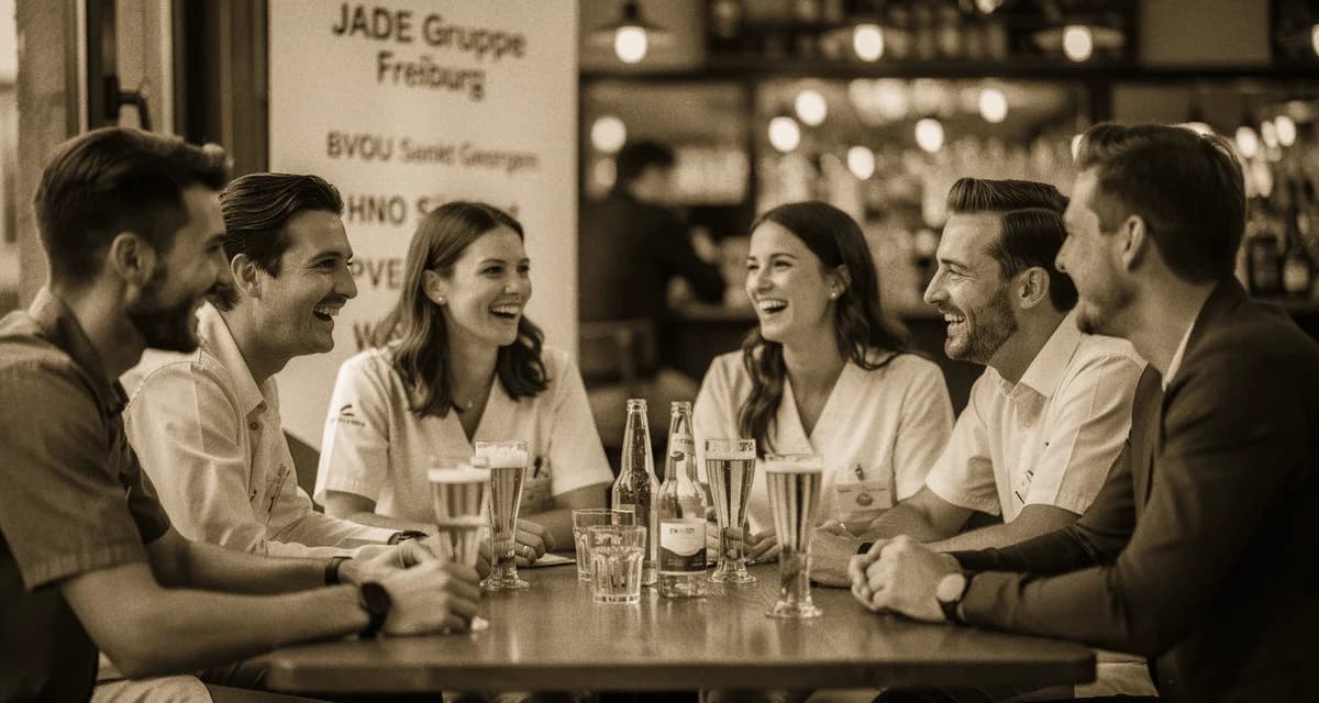 Mediziner Stammtisch Freiburg: Mediziner-Runde in einer Altstadt-Weinstube in Freiburg im Breisgau
