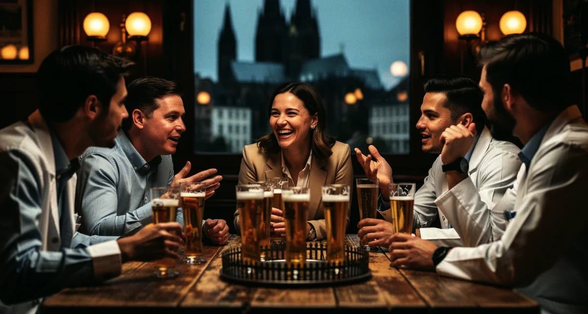 Mediziner Stammtisch Köln: Ärztestammtisch Köln JADE Heumarkt Altstadt – echte Ärzte beim Netzwerken