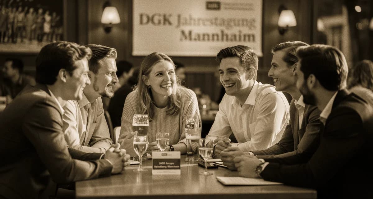 Mediziner-Runde in einer Mannheimer Bar im Jungbusch-Viertel