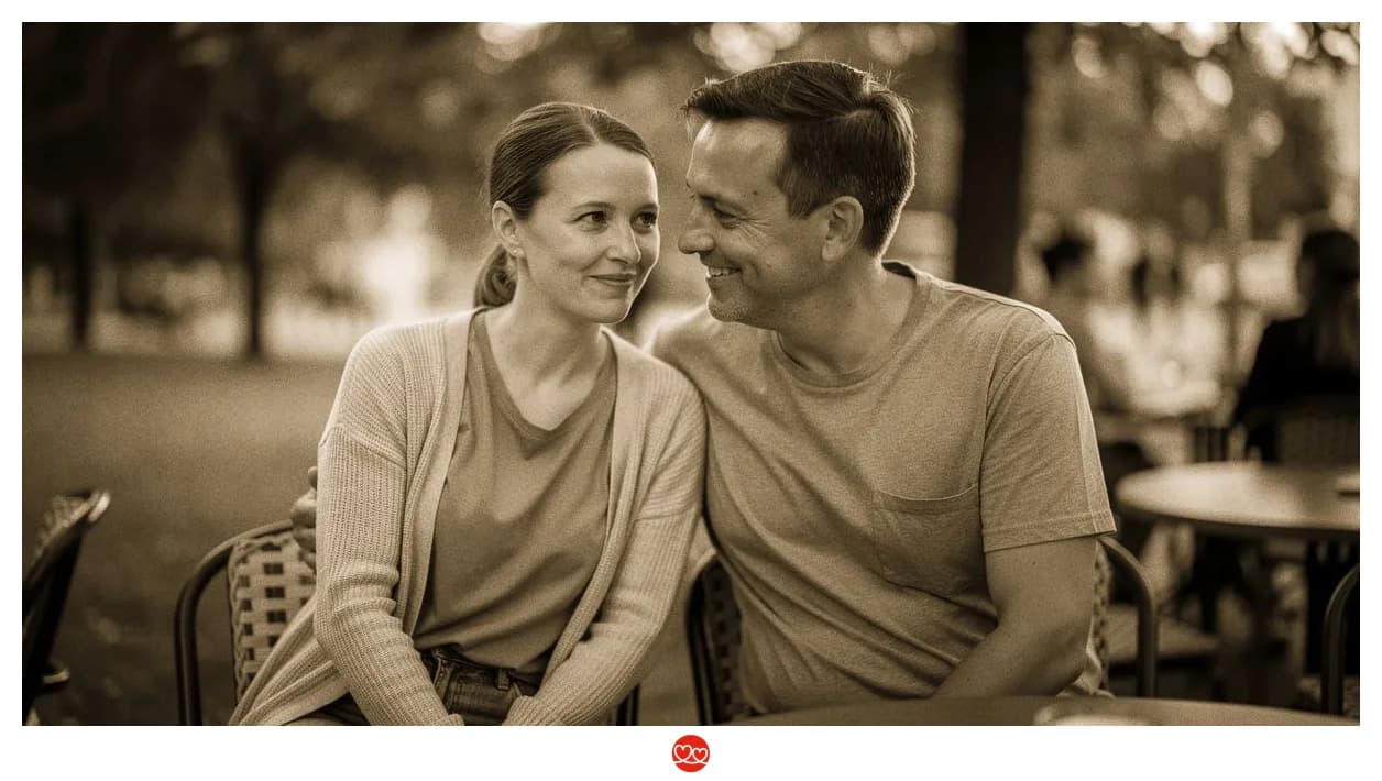 Intensivpflegekraft nach der 12-Stunden-Schicht zuhause — ruhig, in Gedanken, warmes Abendlicht