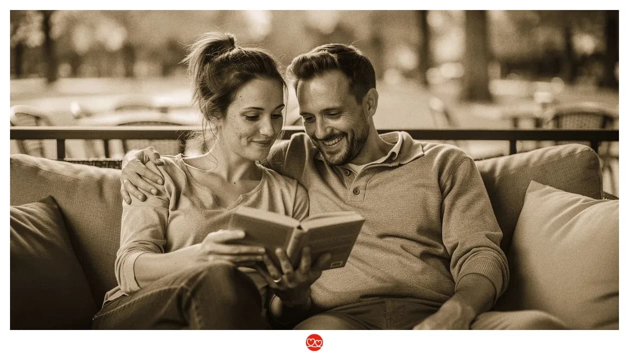 Arzt liest entspannt auf dem Sofa, privater Moment