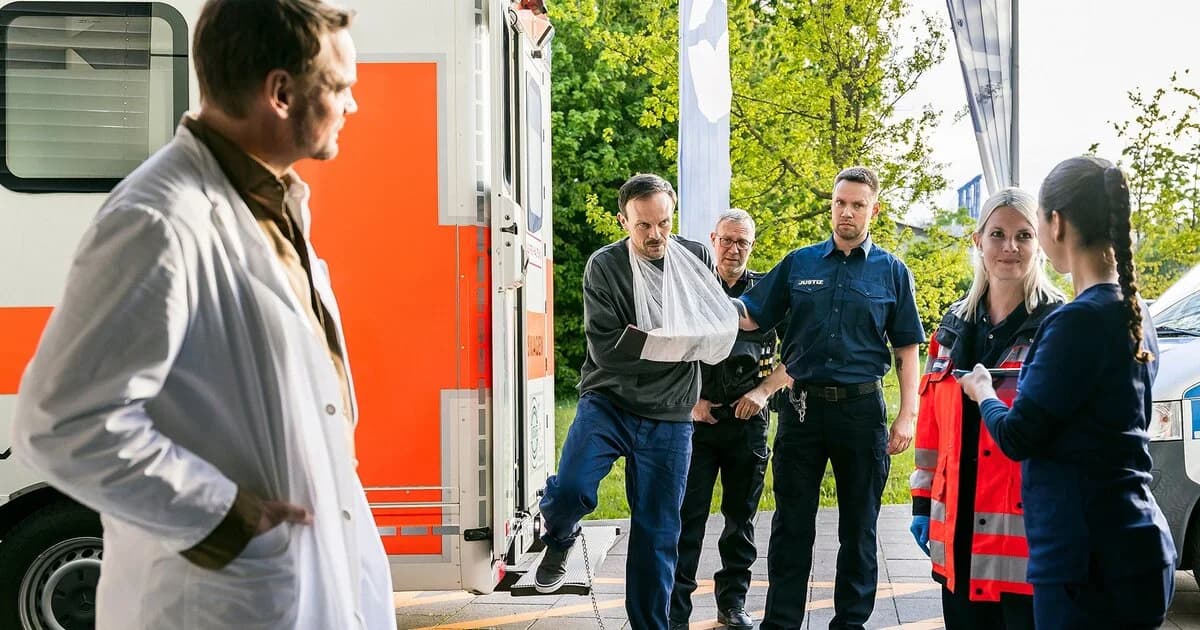 Christian Beermann privat: Dr. Marc Lindner (Christian Beermann) am Johannes-Thal-Klinikum in Folge 449 "Reue" — Die jungen