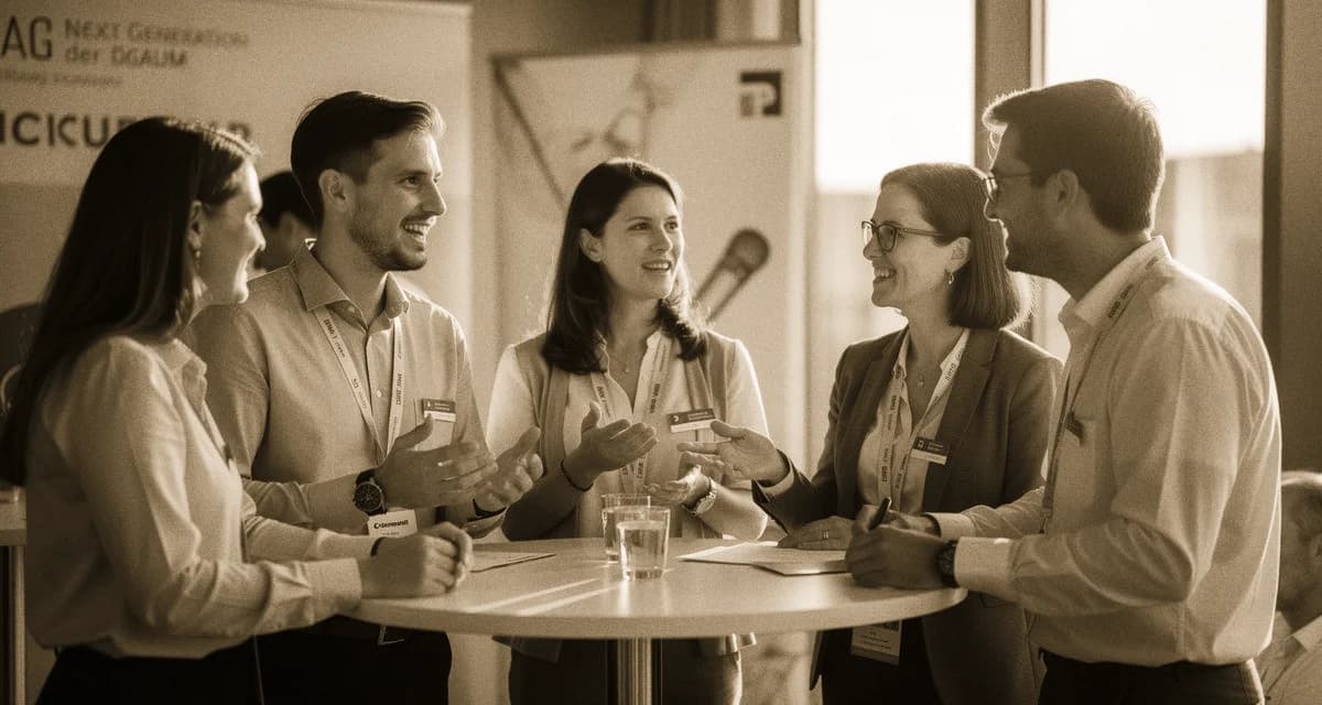 Junge Arbeitsmediziner:innen im Mentoring-Gespräch — AG Next Generation der DGAUM