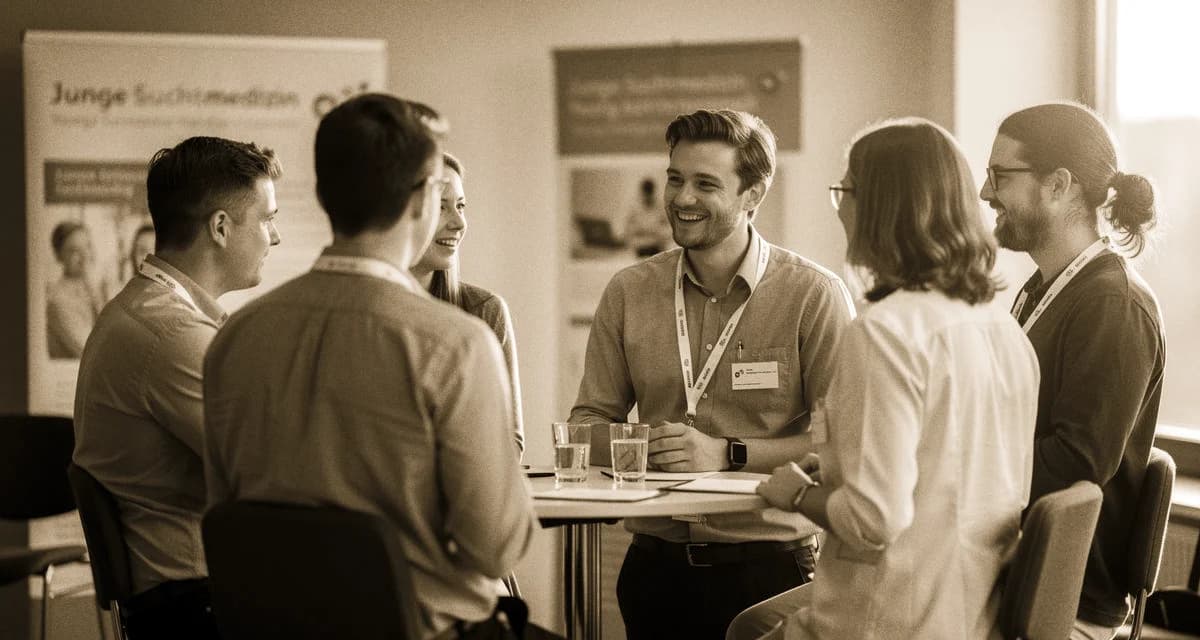 Junge Ärzt:innen im suchtmedizinischen Workshop-Setting — Summer School der Jungen Suchtmedizin