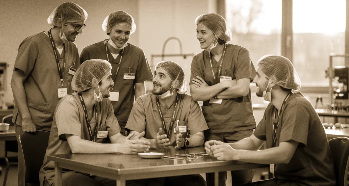 Junge Handchirurg:innen in einer Session des Jungen Forums auf der DGH-Jahrestagung