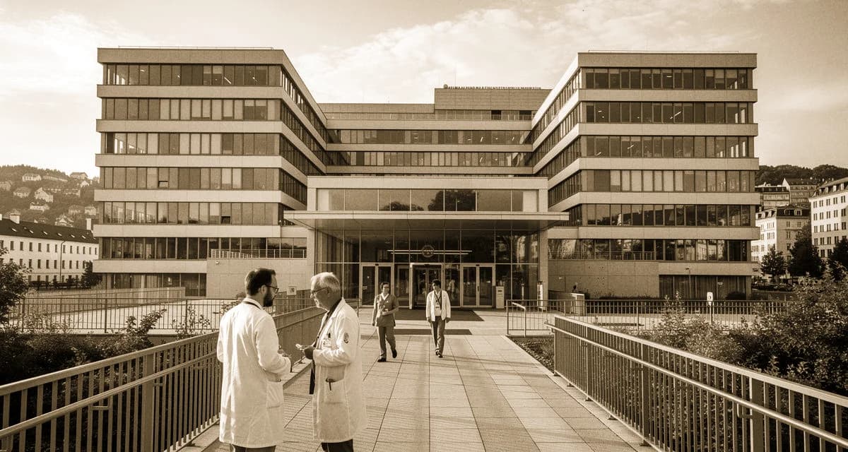 Universitätsklinikum Dresden: Hauptgebäude an der Fetscherstraße in Johannstadt