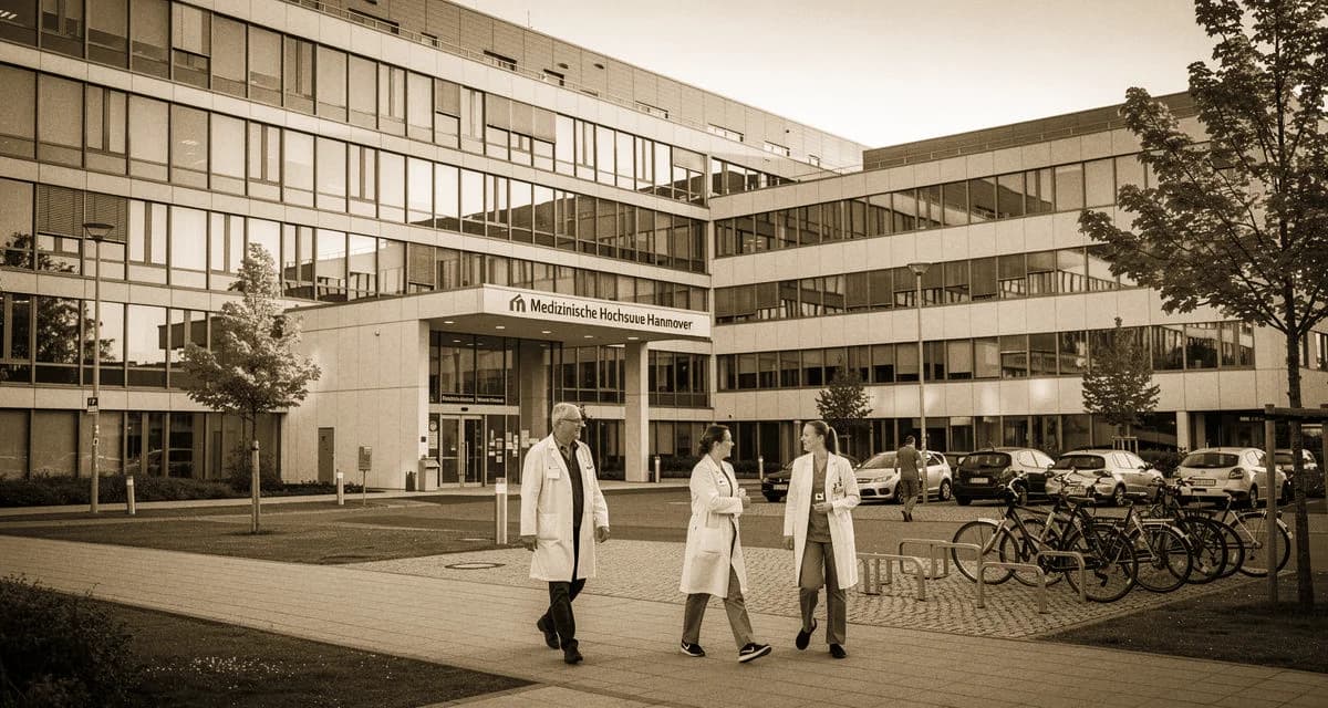 Medizinische Hochschule Hannover MHH — Carl-Neuberg-Straße mit Mediziner-Team