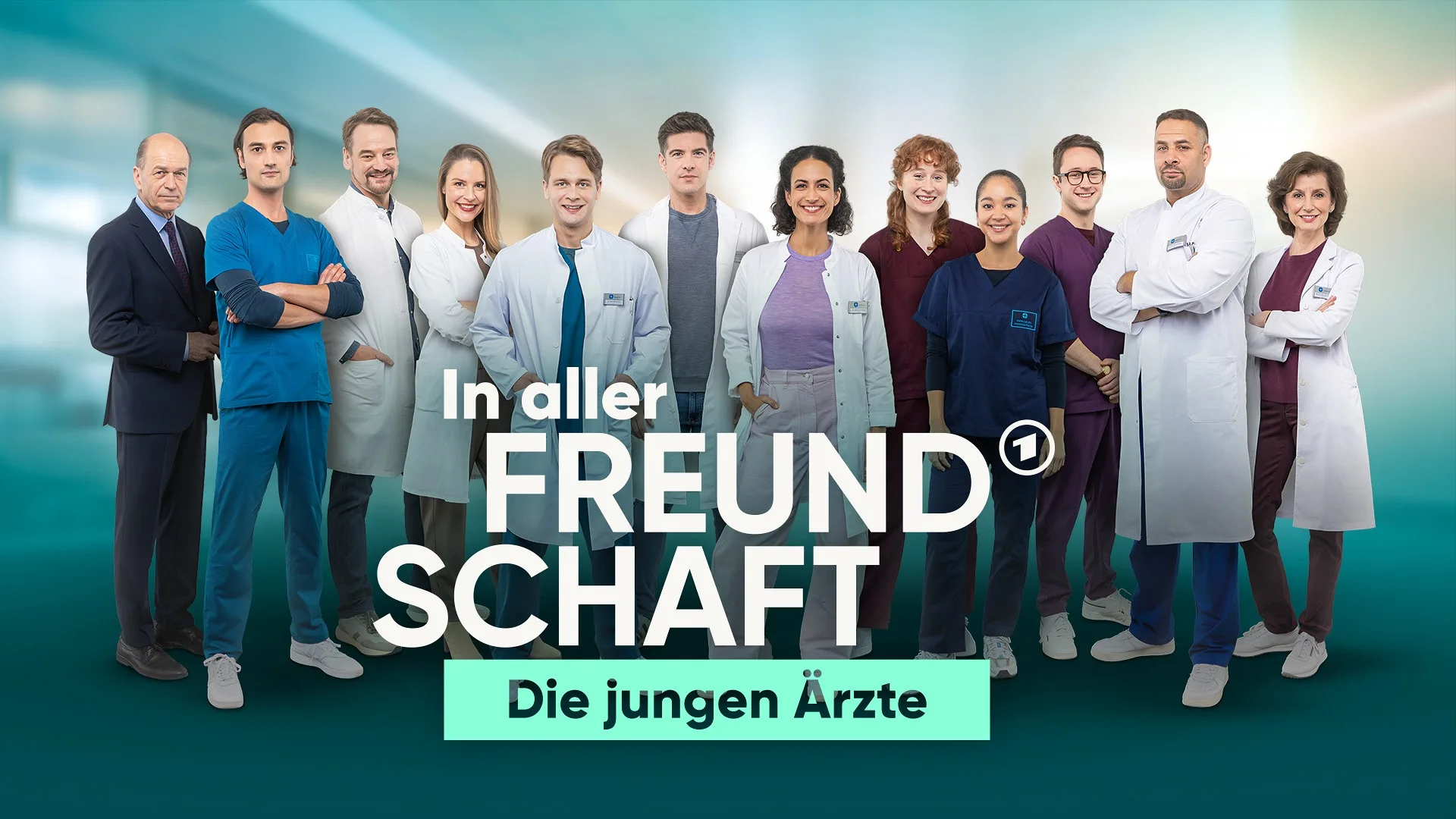 Marijam Agischewa: In aller Freundschaft – Die jungen Ärzte, Staffel 12 ab 2026 — Serienlogo (ARD/MDR/Saxonia Media)