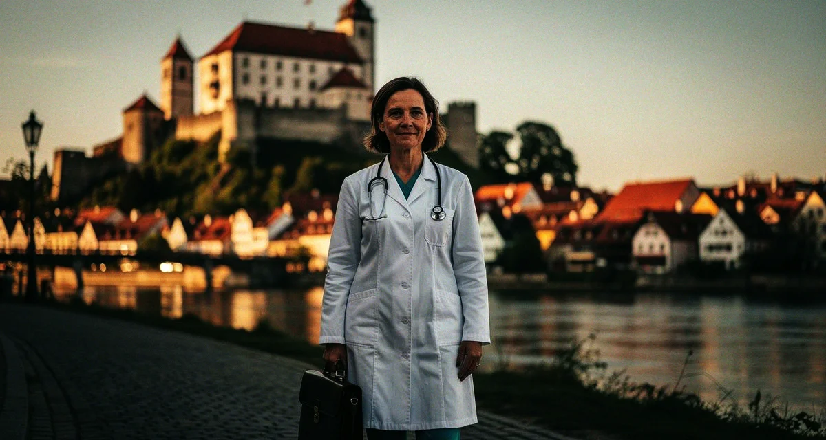 Ärztekammer Landshut: Isargestade Landshut, Sitz des Ärztlichen Kreisverbands Niederbayern