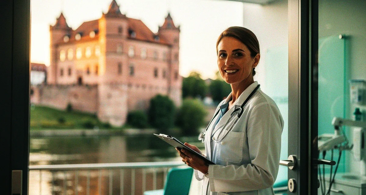 Mediziner Stammtisch Aschaffenburg: Schloss Johannisburg über dem Main, Aschaffenburg Untermain