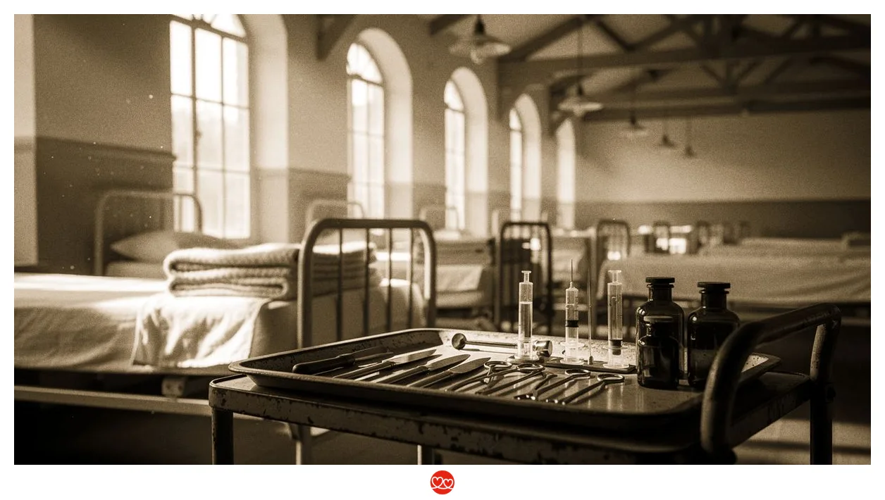 Historisches Klinik-Setting – Charité-Symbolbild zu Franz Hartwig