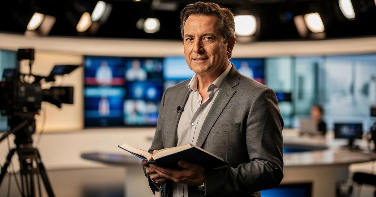 TV-Arzt und Medizinjournalist hält Buch im Studio