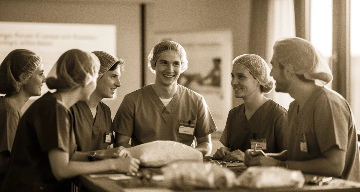 JFOU Orthopädie Unfallchirurgie: Junge Orthopäd:innen und Unfallchirurg:innen beim Networking auf dem DKOU — JFOU-Setting