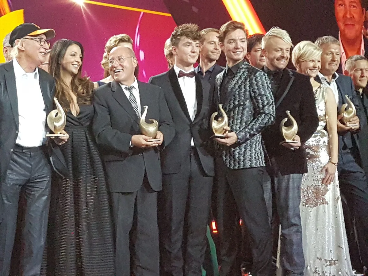 Andrea Kathrin Loewig bei der Verleihung der Goldenen Henne 2018 in Berlin