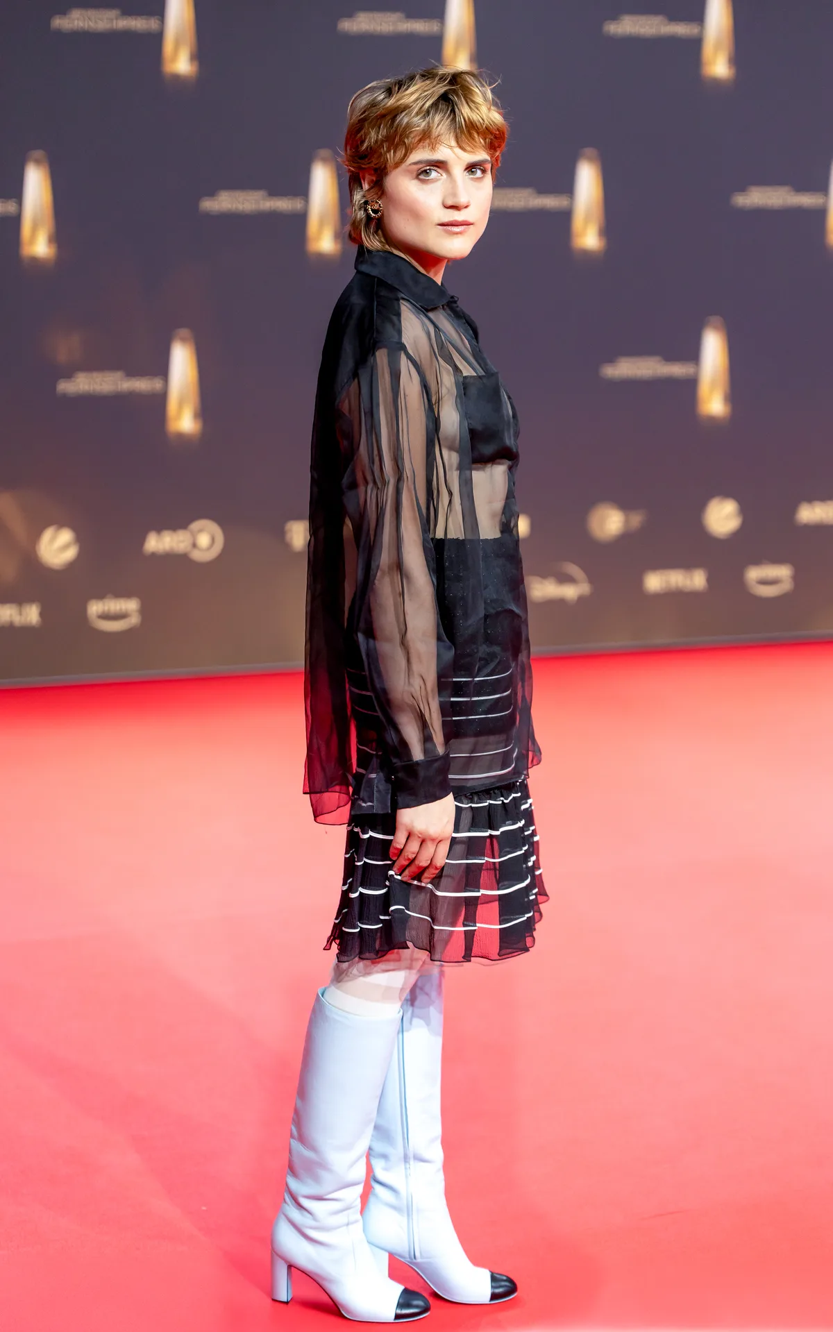 Mala Emde beim Deutschen Fernsehpreis 2024 in Köln