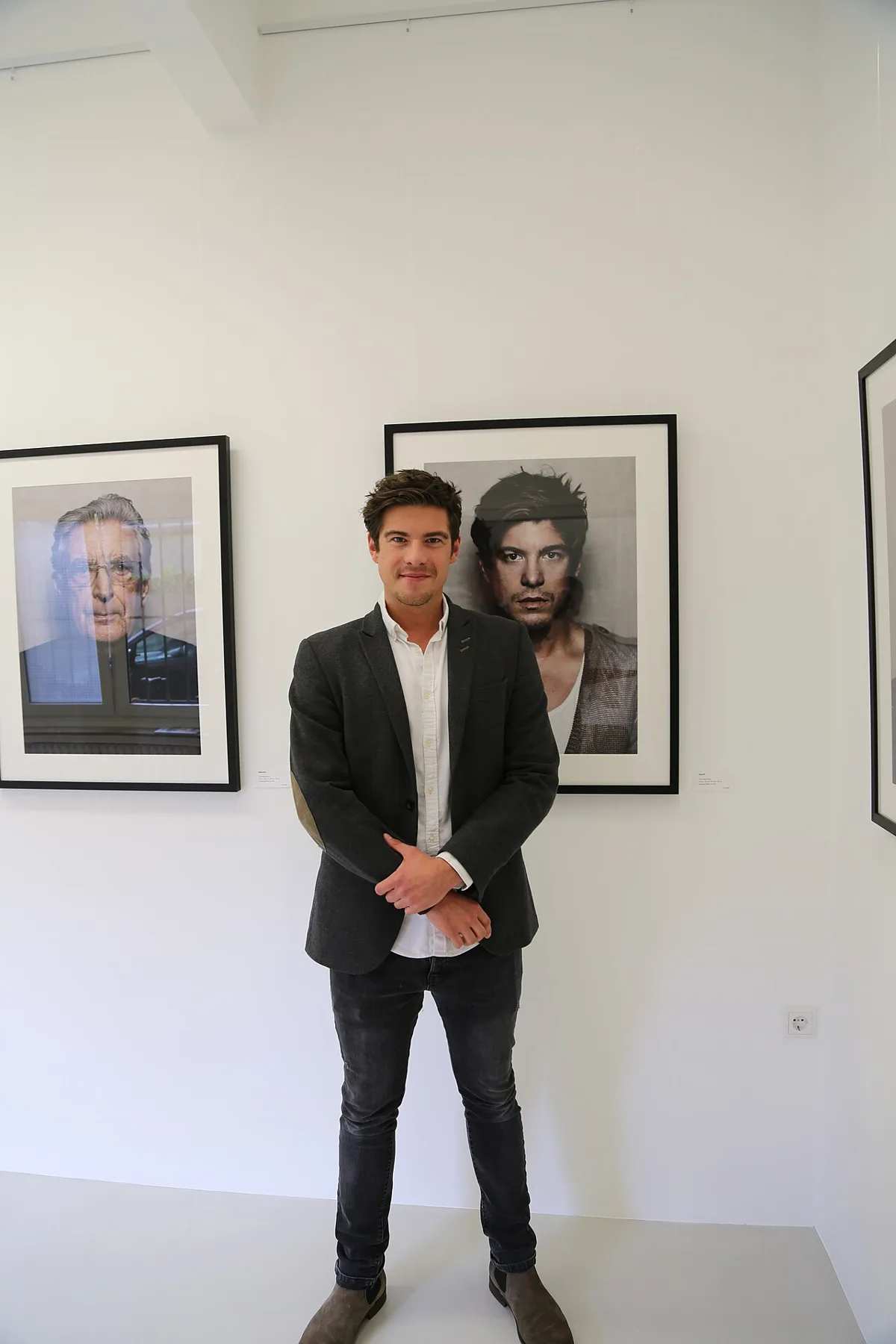 Philipp Danne, Darsteller des Dr. Ben Ahlbeck in In aller Freundschaft – Die jungen Ärzte, beim Pressetermin Galerie Heimat 2017