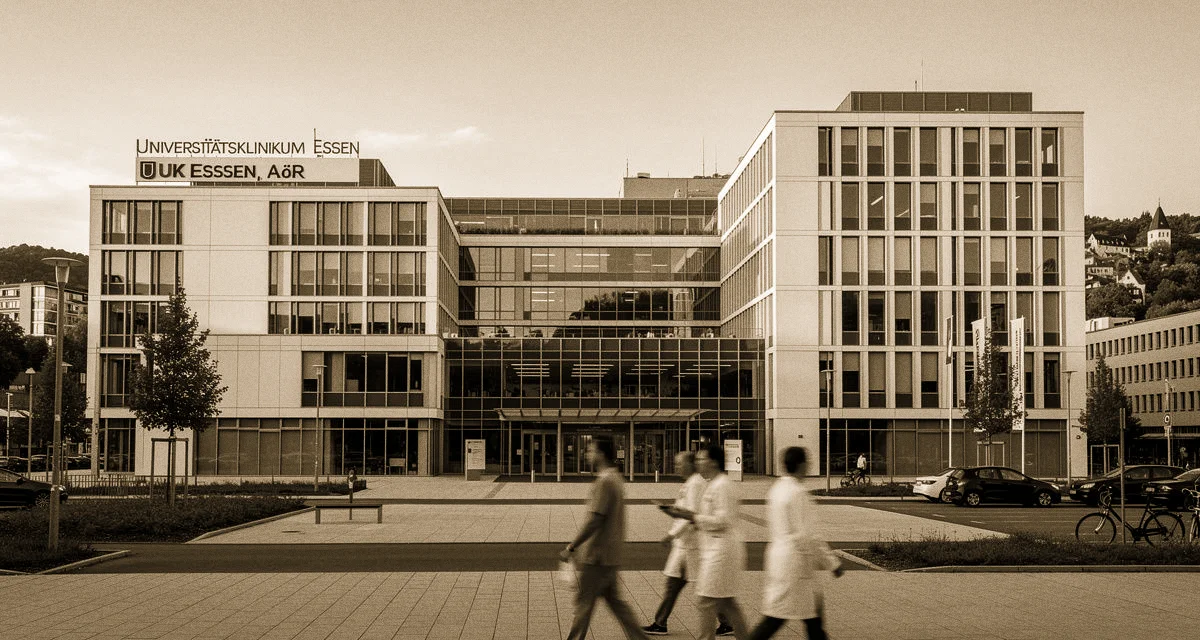Uniklinik Essen: Universitätsklinikum Essen — Hauptcampus an der Hufelandstraße im Stadtteil Holsterhausen
