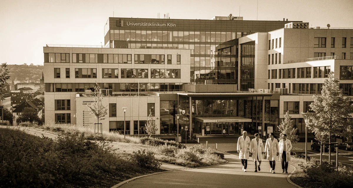 Uniklinik Köln: Universitätsklinikum Köln — Hauptcampus am Lindenburger Allee in Köln-Lindenthal